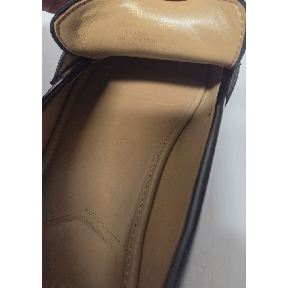 Sam Edelman NY Laurs Loafers Lug Sole Shoes Patent Black Horse Bit Gold 11M - Picture 12 of 16